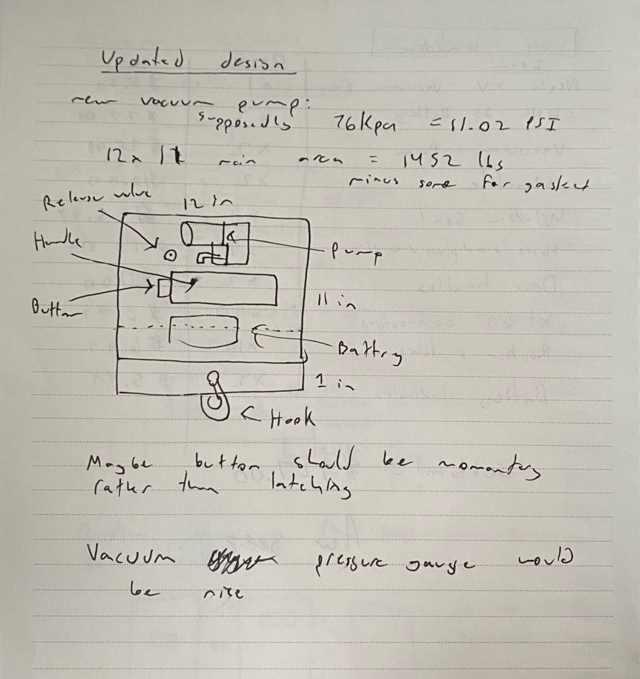 sketch of my revised plan